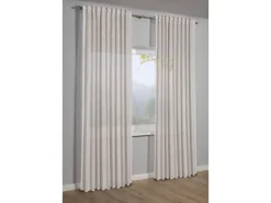 Sehlbach Fertigschal Multiband Struktur Mit Baumwolle 135 cm x 245 cm Natur