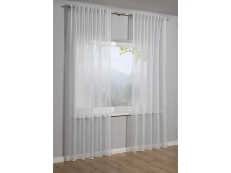 Sehlbach Fertigschal Multiband Crashoptik 135 cm x 245 cm Weiß