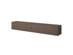 Selsey TV-Hängeboard Bisira 200 cm Holzoptik Nussbaum