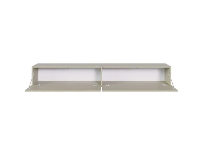 Selsey TV-Hängeboard Bisira mit Gravur 200 cm Kaschmirgrau