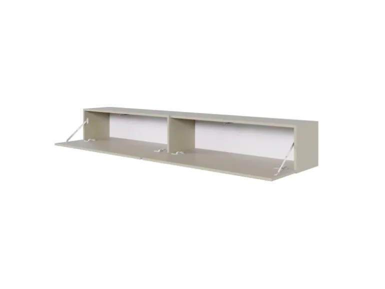 Selsey TV-Hängeboard Bisira mit Gravur 200 cm Kaschmirgrau