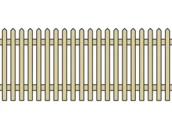 Senkrechtzaun 250 cm x 100 cm