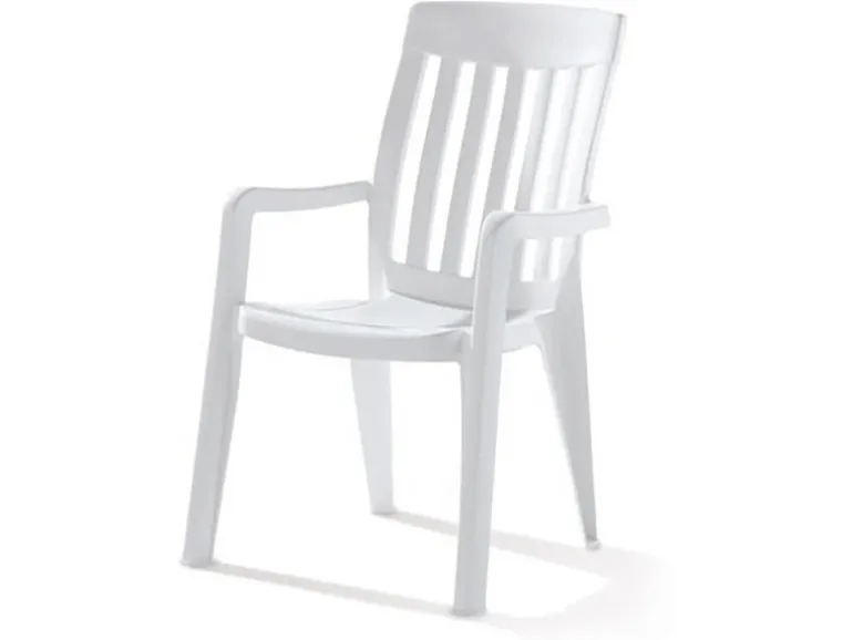 Sieger Stapelsessel Palma Weiß 65 cm x 59 cm x 92 cm