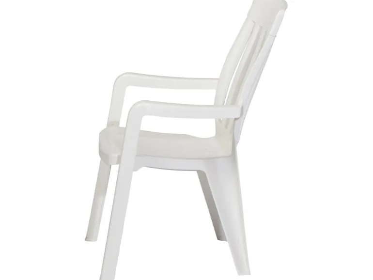 Sieger Stapelsessel Palma Weiß 65 cm x 59 cm x 92 cm