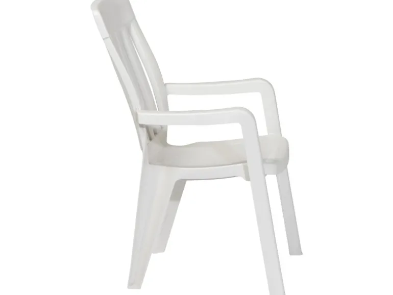 Sieger Stapelsessel Palma Weiß 65 cm x 59 cm x 92 cm