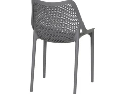 Siena Garden District Stapelsessel 50 cm x 60 cm x 81 cm Grau