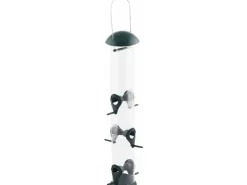 Siena Garden Futterspender Feeder Basic Kunststoff Grün Ø 13,4 cm x 43 cm