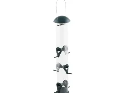 Siena Garden Futterspender Feeder Basic Kunststoff Grün Ø 13,4 cm x 43 cm