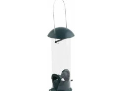 Siena Garden Futterspender Feeder Basic Kunststoff Grün Ø 13,4 cm x 24 cm