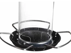 Siena Garden Futterspender Feeder Stahl Schwarz Ø 10 cm x 20 cm