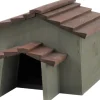 Siena Garden Igelhaus Kiefer Olive und Braun 55 cm x 38 cm x 28 cm FSC®