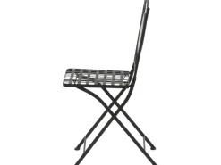 Siena Garden Klappsessel Prato Eisen 37 cm x 36 cm x 90 cm Schwarz Mosaik