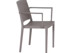 Siena Garden Lane Stapelsessel 56 cm x 57 cm x 80 cm Taupe