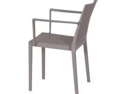 Siena Garden Lane Stapelsessel 56 cm x 57 cm x 80 cm Taupe