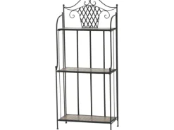 Siena Garden Regal Prato 63 cm x 29 cm x 142 cm Schwarz Mosaik