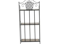 Siena Garden Regal Prato 63 cm x 29 cm x 142 cm Schwarz Mosaik