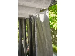 Siena Garden Seitenteile für Schattenmanufaktur Silber-Grau 300 cm x 210 cm
