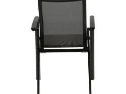 Siena Garden Stapelsessel Velia Alu 56 cm x 66 cm x 89 cm Anthrazit