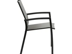 Siena Garden Stapelsessel Velia Alu 56 cm x 66 cm x 89 cm Anthrazit