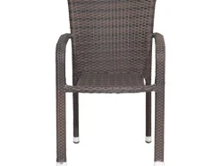 Siena Garden Stapelsessel Minas Braun 60 cm x 56 cm x 83 cm