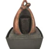 Silex Zimmerbrunnen Sternzeichen Jungfrau Polyresin 20 cm x 15,5 cm Höhe 26 cm