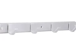 Siro Hakenleiste 2083 Aluminium Natur Matt Länge 450 mm 4 Haken
