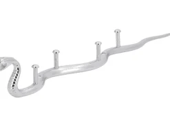 Siro Hakenleiste 2088 Metall Chrom Glänzend Länge 369 mm 4 Haken