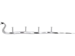 Siro Hakenleiste 2088 Metall Chrom Glänzend Länge 369 mm 4 Haken