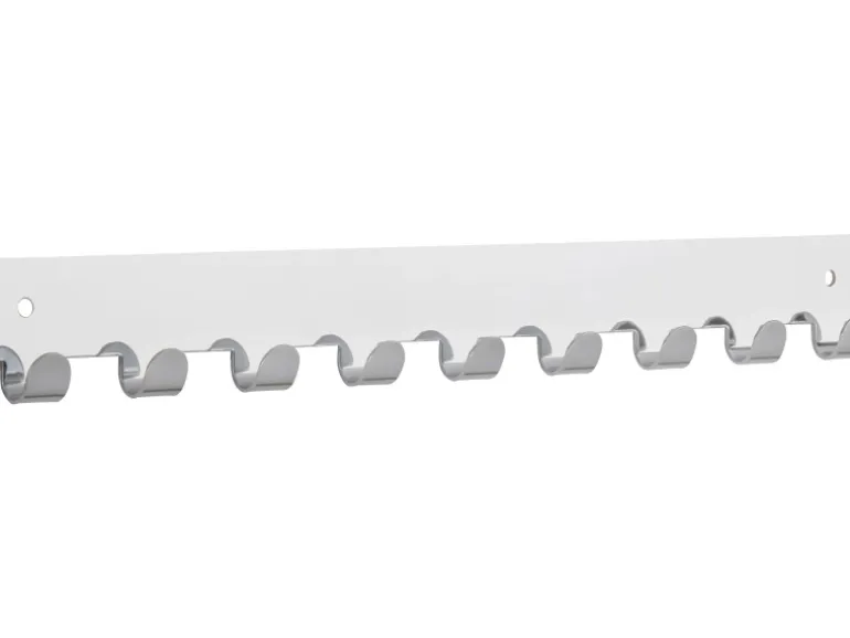 Siro Hakenleiste 1603 Metall Chrom Glänzend Länge 366 mm 9 Haken