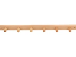 Siro Hakenleiste S641 Kiefer lackiert Länge 420 mm 6 Haken FSC®