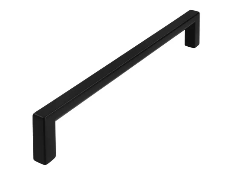 Siro Möbelgriff 2108 Metall Uni Schwarz Matt Lochabstand 160 mm
