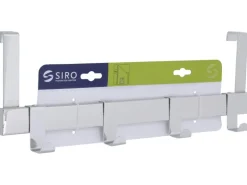 Siro Türgarderobe 1443 Metall Chrom Glänzend Länge 404 mm 4 Haken
