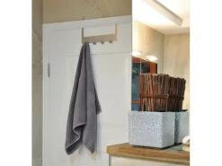 Siro Türgarderobe 1977 Metall Nickel Matt Länge 255 mm 4 Haken