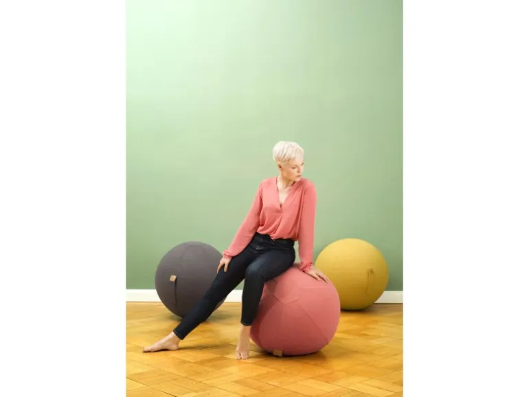 Sitting Ball Hocker Felt 150 l Dunkelblau