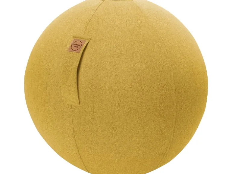 Sitting Ball Hocker Felt 150 l Senf