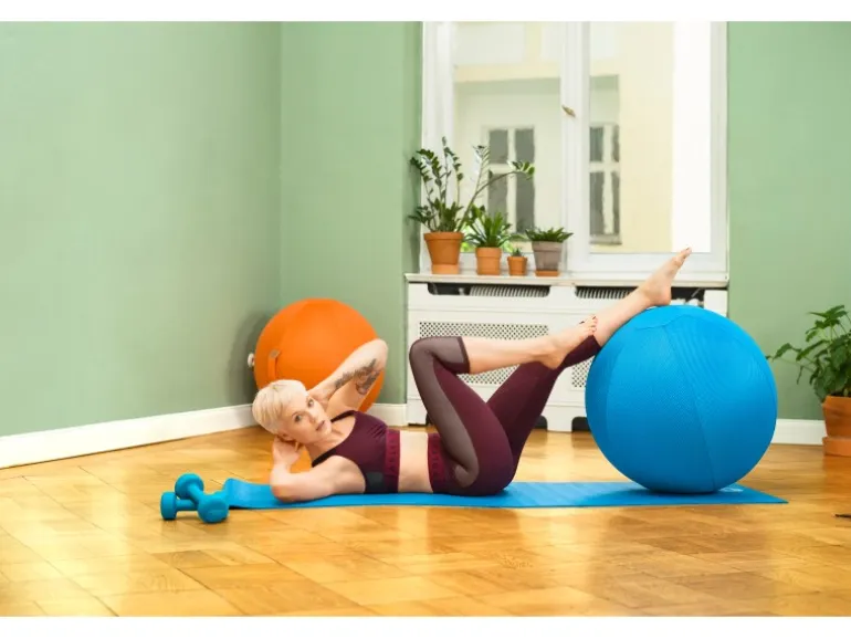 Sitting Ball Hocker Mesh 150 l Orange