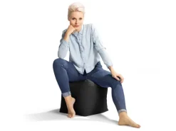 Sitting Point Hocker 60 l Schwarz