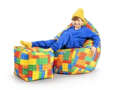 Sitting Point Hocker Cube Bricks 60 l Bunt