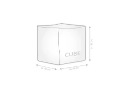 Sitting Point Hocker Cube Scuba 60 l Rose