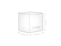 Sitting Point Hocker Cube Scuba 60 l Grau