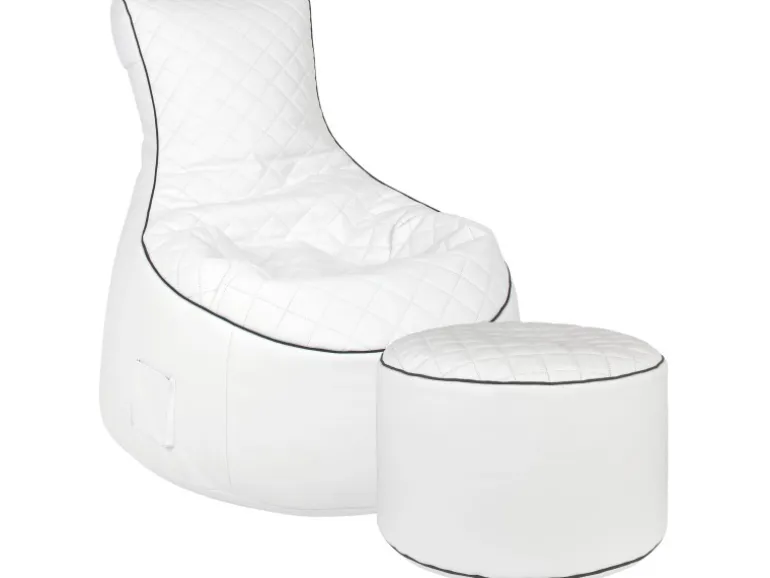 Sitting Point Hocker DotCom 60 l Weiß