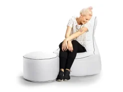 Sitting Point Hocker DotCom 60 l Weiß