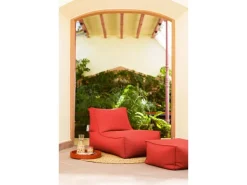 Sitting Point Hocker Roll Korfu 100 l Terracotta