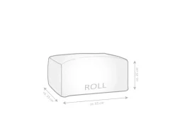 Sitting Point Hocker Roll Korfu 100 l Taupe