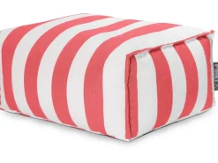 Sitting Point Hocker Santorin Roll 100 l Rot Streifen-Muster