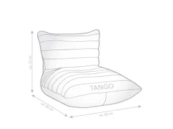 Sitting Point Sessel Canvas Tango 280 l Mittelgrau