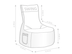 Sitting Point Sessel Swing 300 l Braun