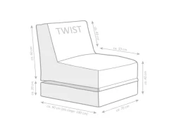 Sitting Point Sessel Twist Scuba 300 l Grün