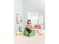 Sitting Point Sitzsack BeanBag Kicker 120 l Grün Fußball-Muster