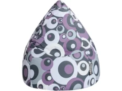 Sitting Point Sitzsack BeanBag Malibu 120 l Lila Bunt